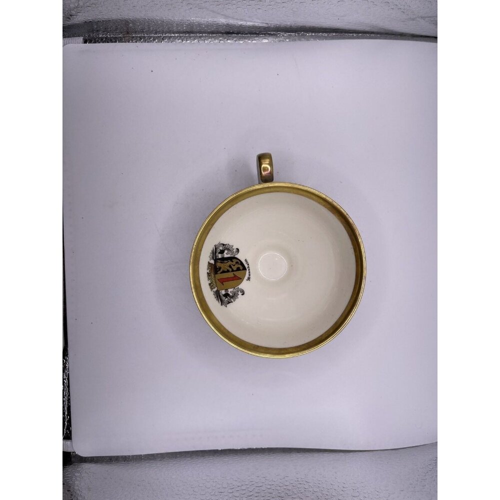 Alka Kunst Bavaria Mannheim Teacup Gold Rim